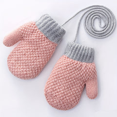 Children's Knitted Gloves Coldproof Mittens