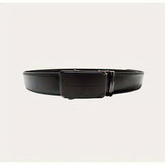 ZDC X12 Men's Leather Belt Automatic Buckle Casual Belt C Step Line 14 Pattern