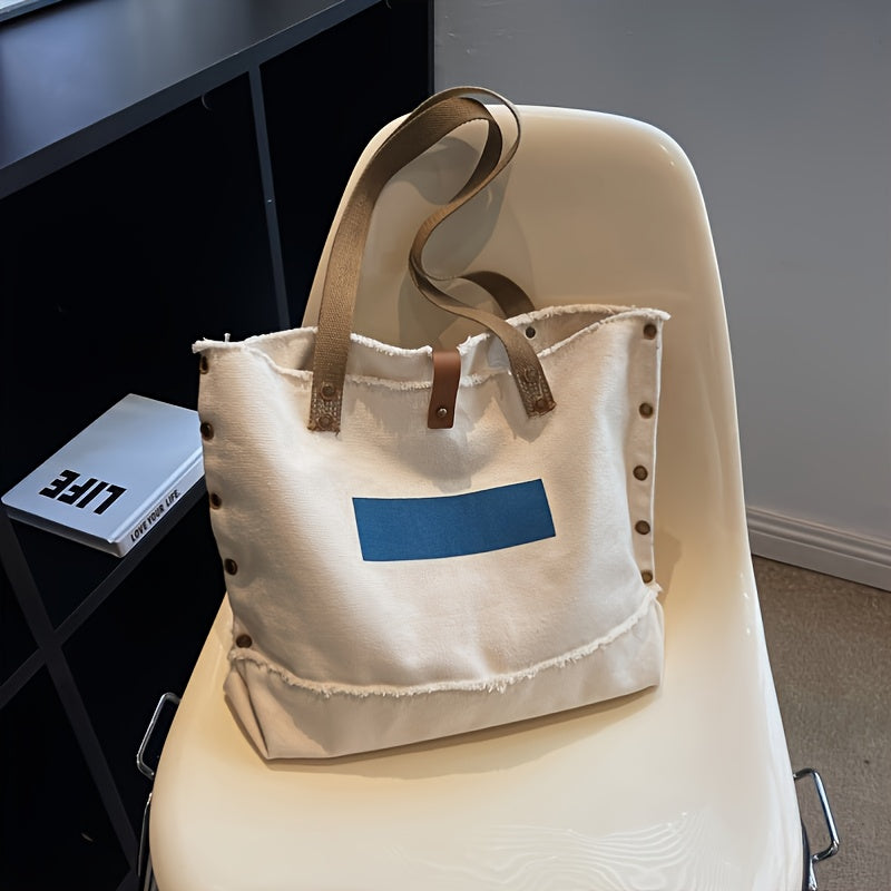 Large Capacity Canvas Shoulder Tote Bag Handbag
