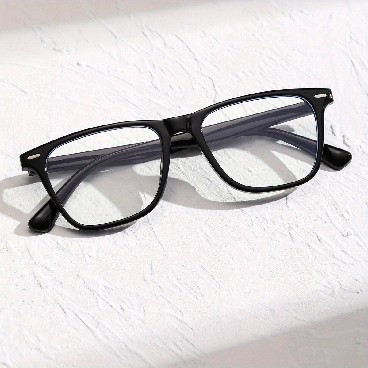 Classic Clear Lens Rectangular Eyeglasses for Women Men