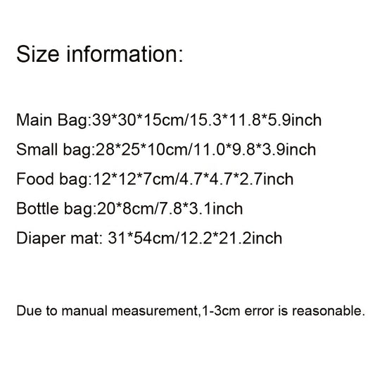5pc Multifunctional Mummy Bag