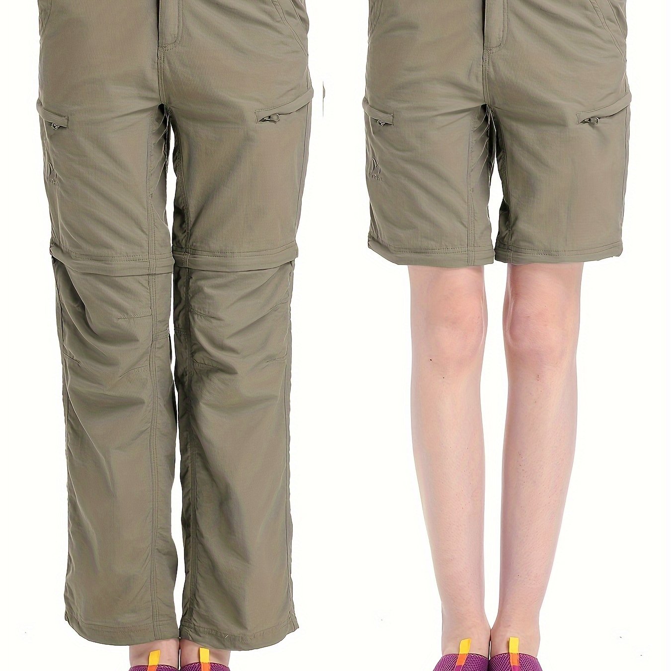 Women's Detachable Cargo Pants Quick Dry for Hiking