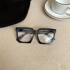 Large Square Sunglasses for Men and Women Non-prescription Glasses