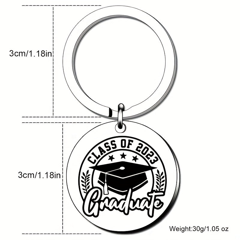 Funny Graduation Keychain for Her Him Class of 2022 High School College Grad