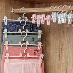 Rotating Pants Hanger Clips Storage Clip - Anti-slip Underwear Skirt Holder