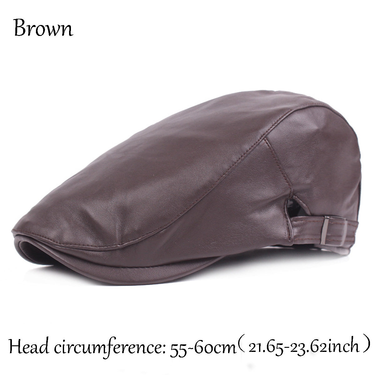Men's Leather Berets Lvy Cap Newsboy Hats