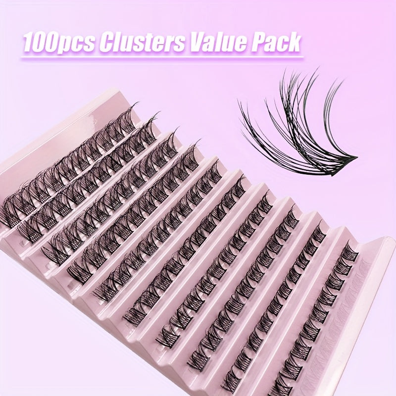 100pcs Cluster Lashes Individual Lashes Lash Extensions Clusters