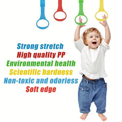 1pc Baby Crib Pull Rings Colorful Toddler Walk Rings