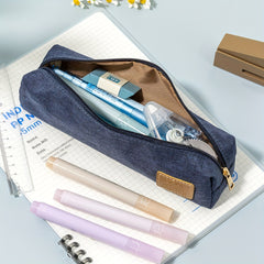 Bear Pencil Bag Canvas Solid Pencil Ballpoint Pen Storage Bag