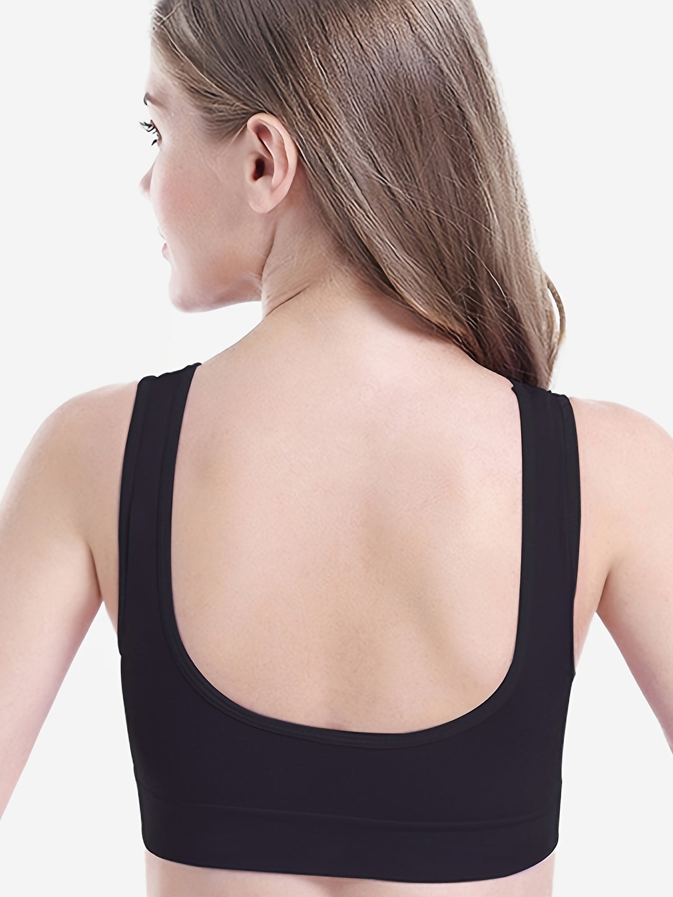 3pcs Comfy Sports Tank Bras No Padding Wireless Intimates Bras