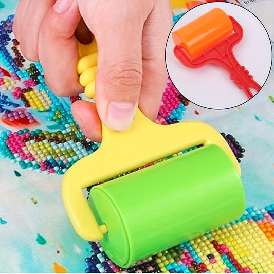 1pc Plastic Rhinestone Painting Tool Reinforced Roller Cross Stitch DIY Winter