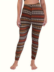  Floral Print Slight Stretch Leggings