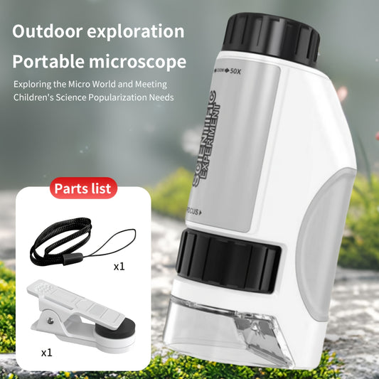 Portable Optical Microscope Toy for Kids - Explore Microscopic World!