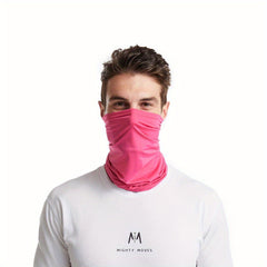 Elastic Breathable Neck Gaiter Tube Men Scarf Half Face Cover Bandana Headwear