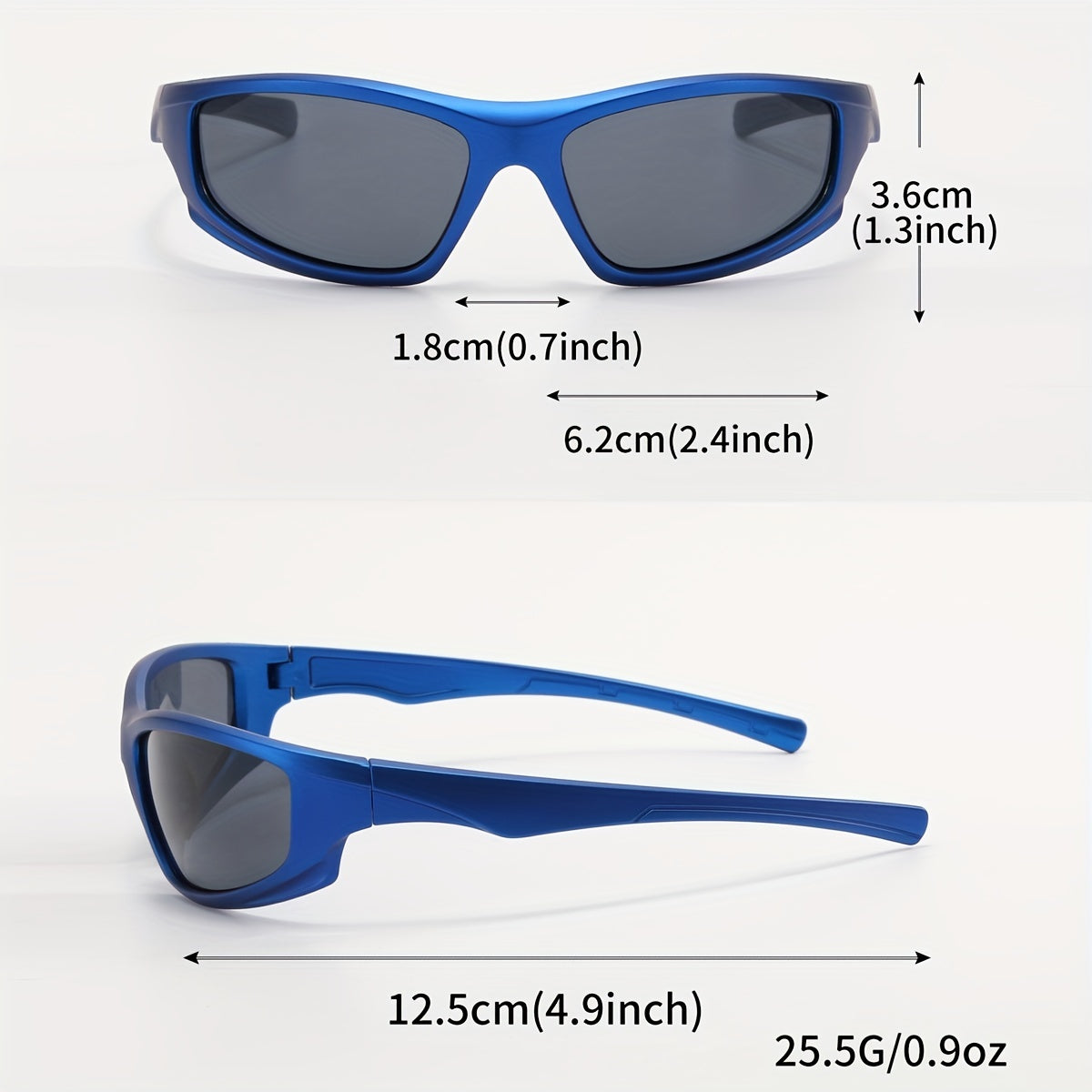 2 Pairs Men's UV Resistant Sunglasses for Outdoors Sports Driving