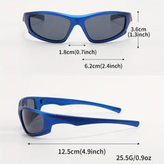 2 Pairs Men's UV Resistant Sunglasses for Outdoors Sports Driving