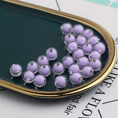 10pcs 12mm Acrylic Inner Round Beads DIY Jewelry Accessories