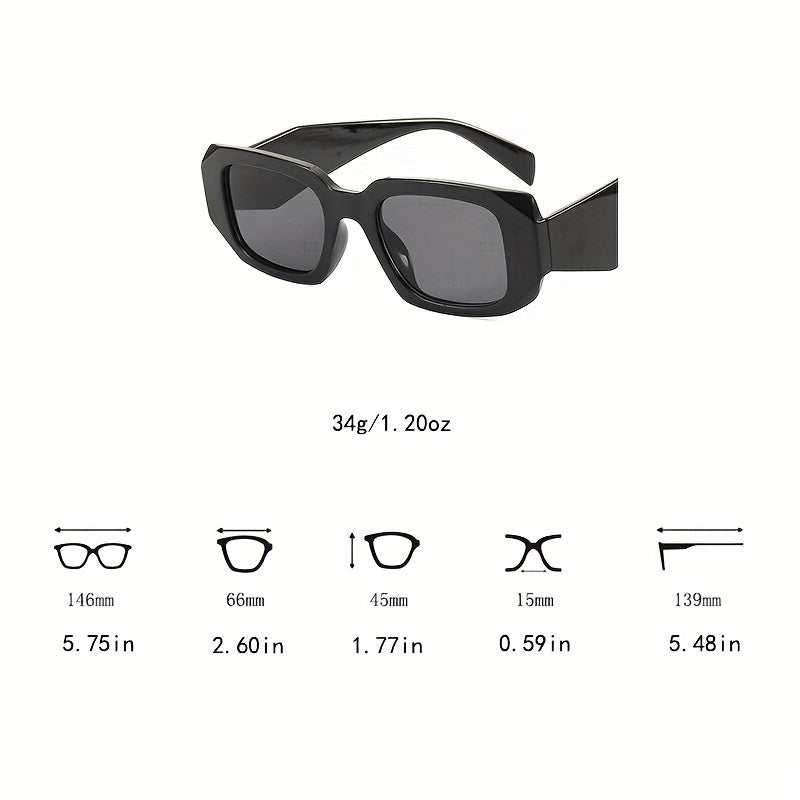 Square Sunglasses Anti Glare UV400 for Beach Party Travel