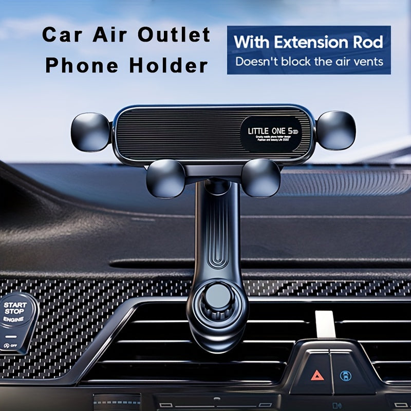 Car Air Outlet Phone Holder Telescopic Gravity Stand