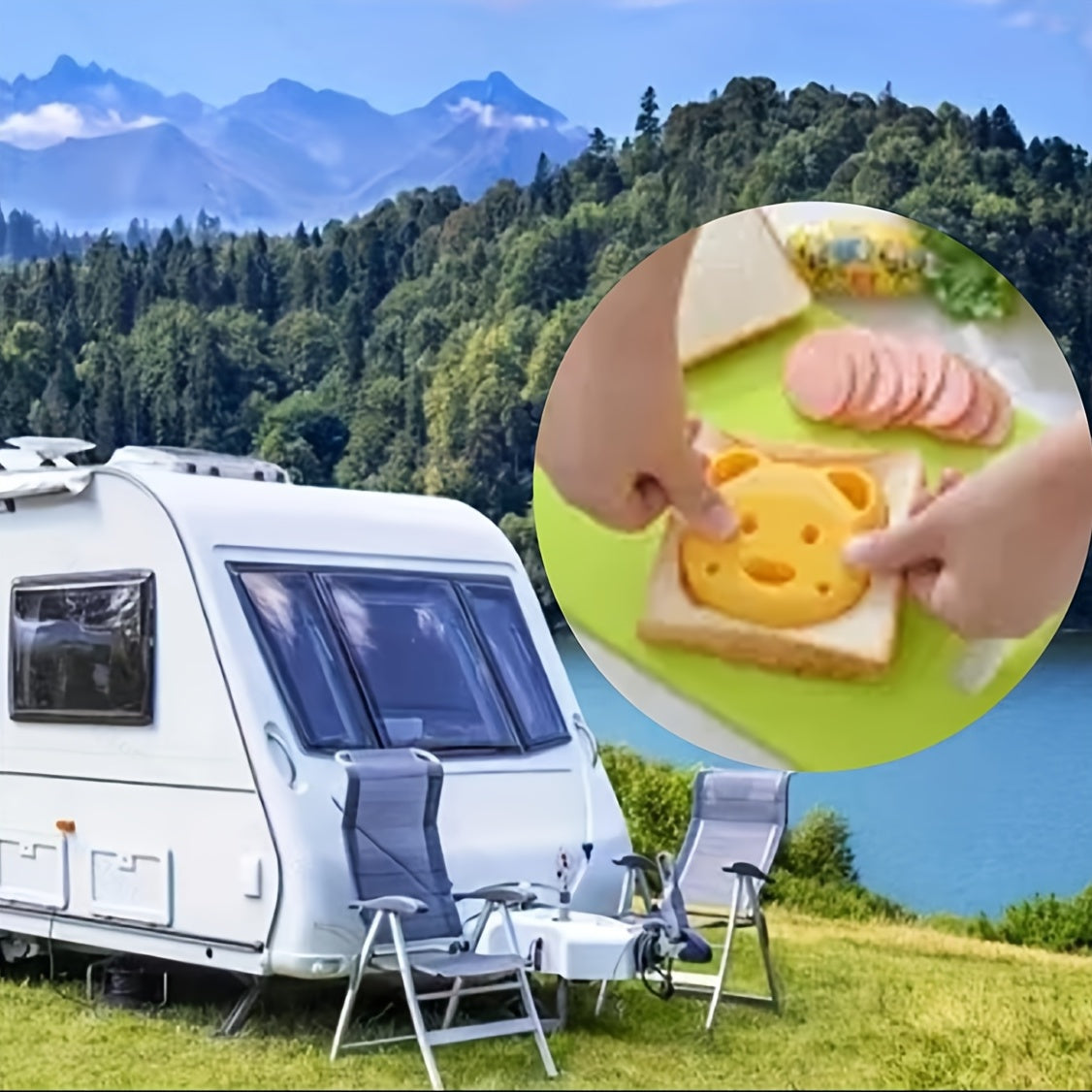 Bear Shaped Cutter Mold for Fun Meals