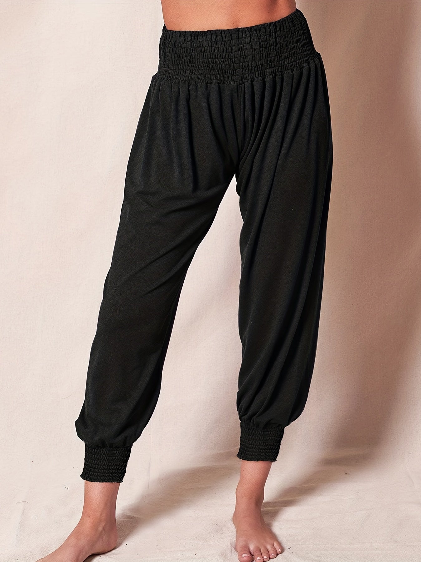  Women's Wide Waist Band Tummy Control Pants