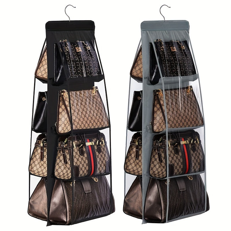 6 8 Pockets Hanging Bag Organizer Storage Household Hanging Rack