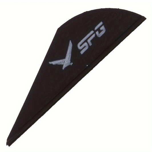12pcs Archery Arrow Feather Durable Rubber Arrow Feather DIY Multiple Colors