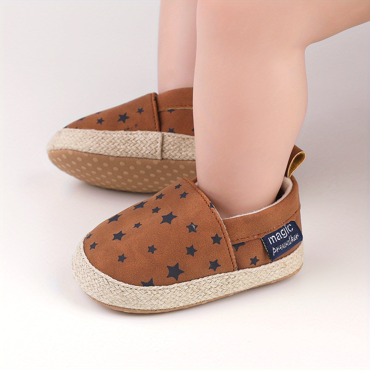 Baby Boys Slip On Walking Shoes Lightweight Comfortable Non Slip Flat Shoes