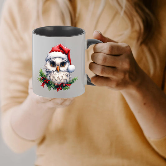 11oz Owl Printed Coffee Mug Cup Christmas Ceramic Mug