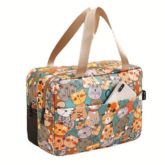 Oxford Buka Cartoon Toiletry Bag Makeup Bag Large Capacity Portable Storage