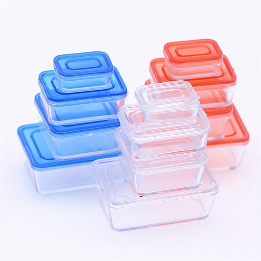 DIY Dollhouse Plastic Lunch Box Pocket Scene Collection