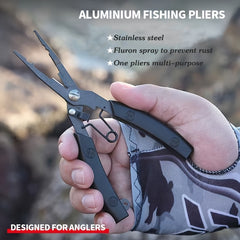1pc Stainless Steel Fishing Pliers Multifunctional Fishing Line Scissors