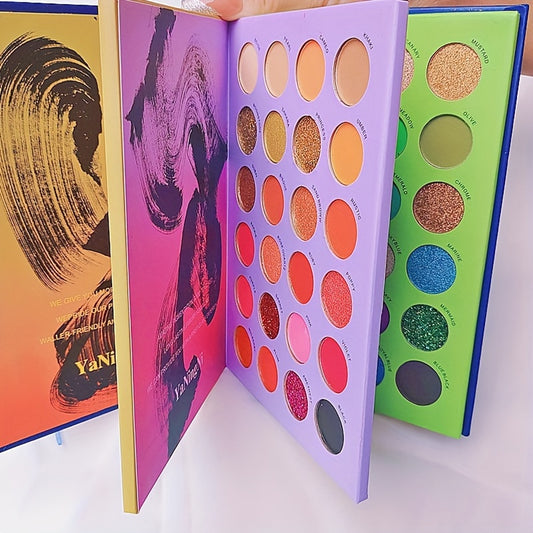 72 Colors Eyeshadow Palette Three Layers Book Eyeshadow