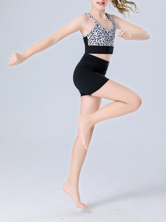Girl's High Stretch Spandex Volleyball Shorts