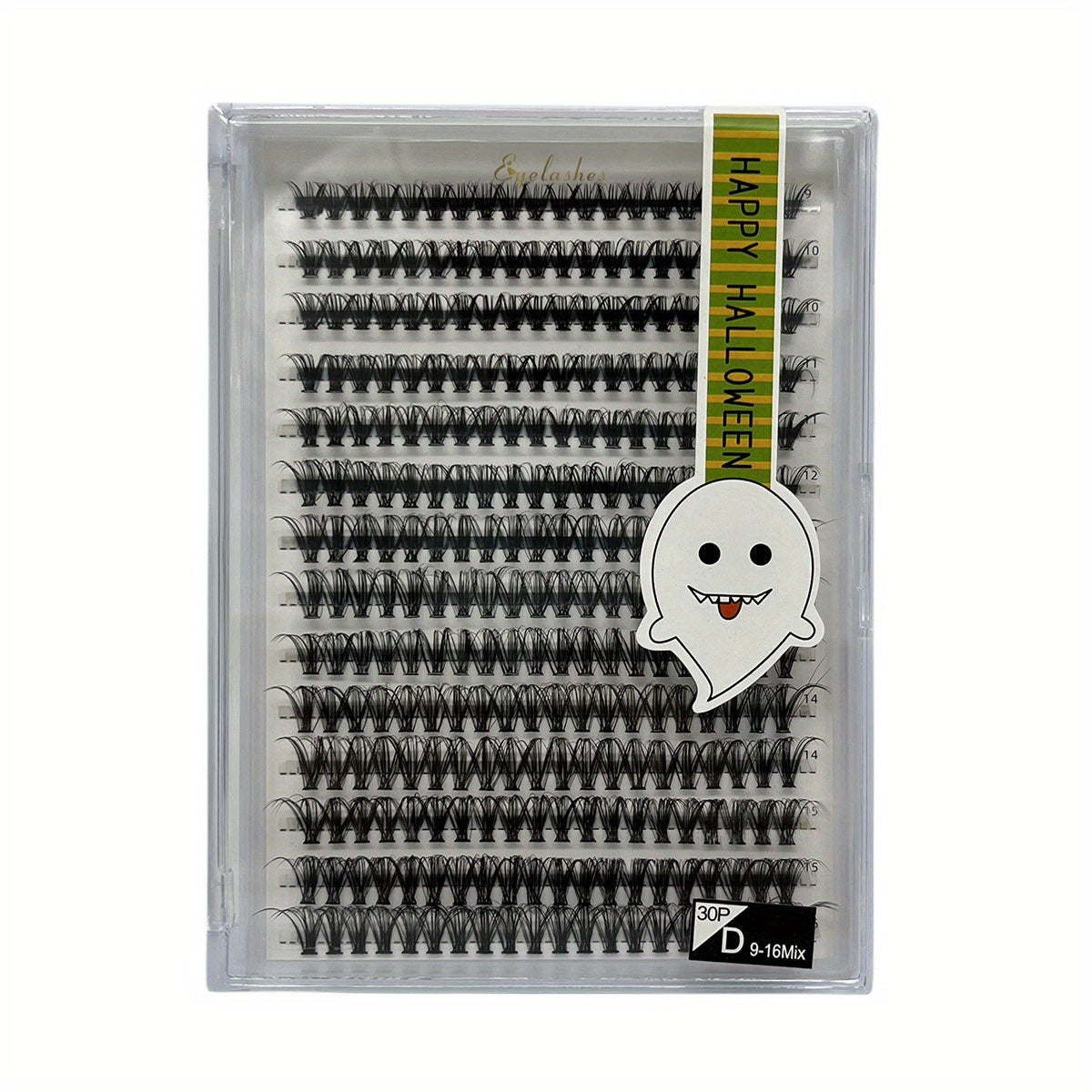 Fire Shaped Halloween Individual Cluster False Eyelashes