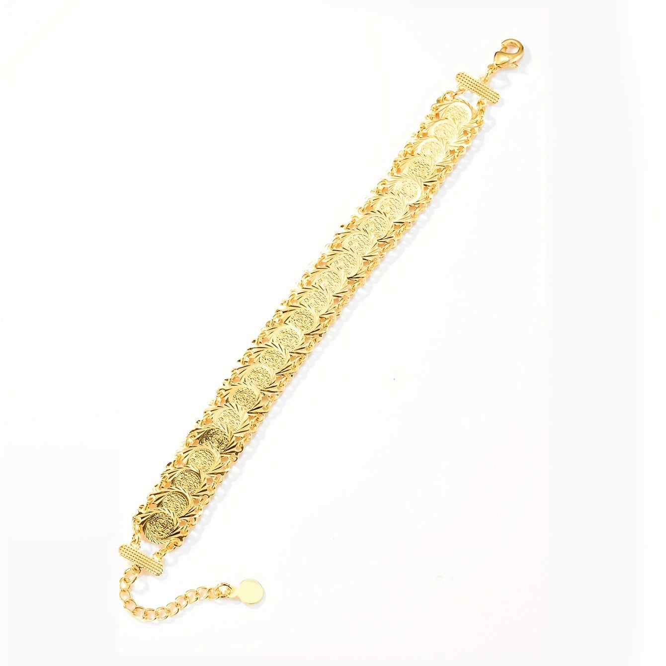 Ramadan Coin Bracelet Copper Bangle For Women