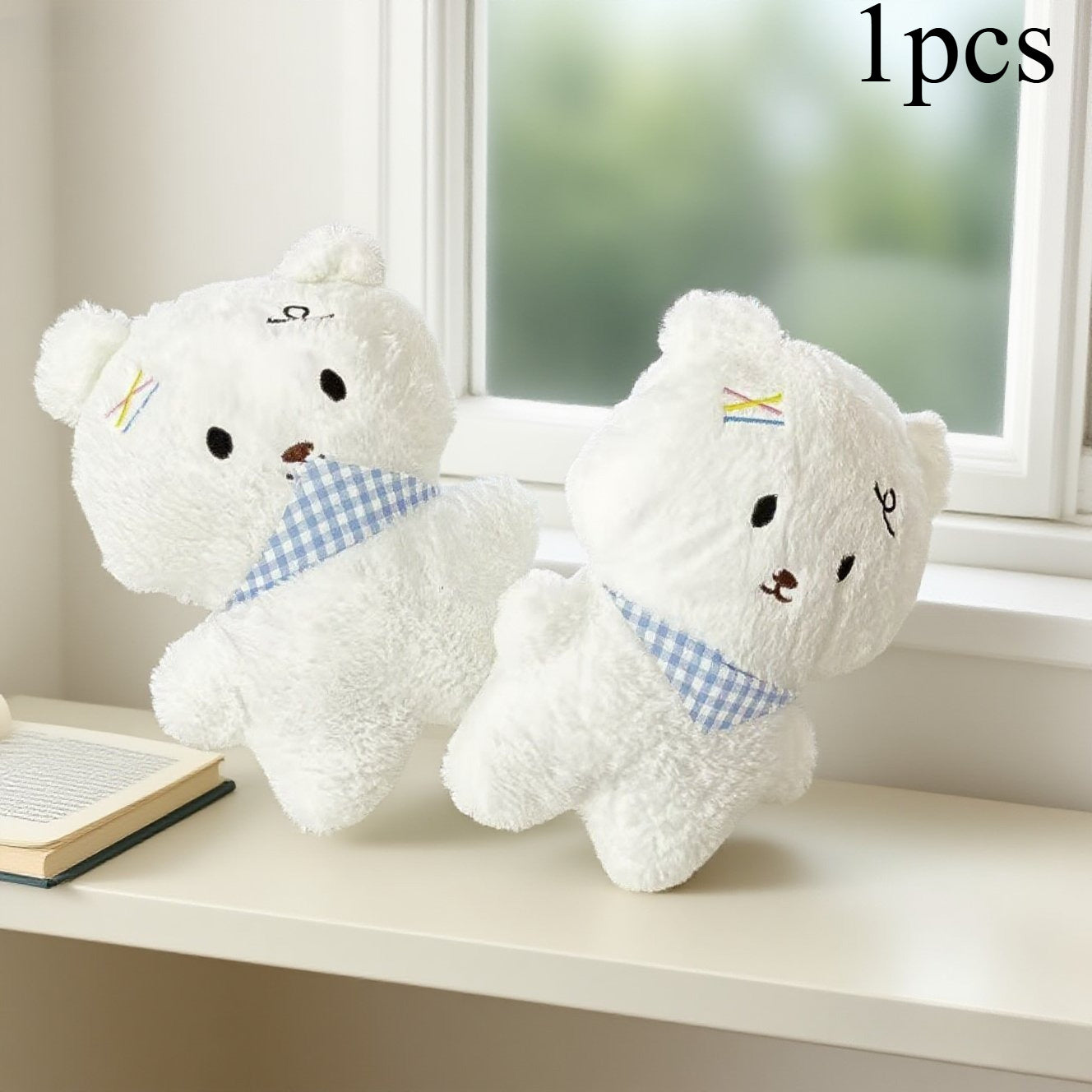 Soft Plush Bear with Scarf Animal Plush Toy - Ideal Gift for Birthdays
