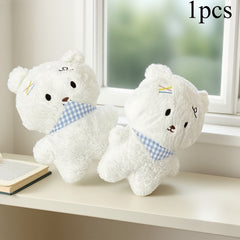 Soft Plush Bear with Scarf Animal Plush Toy - Ideal Gift for Birthdays