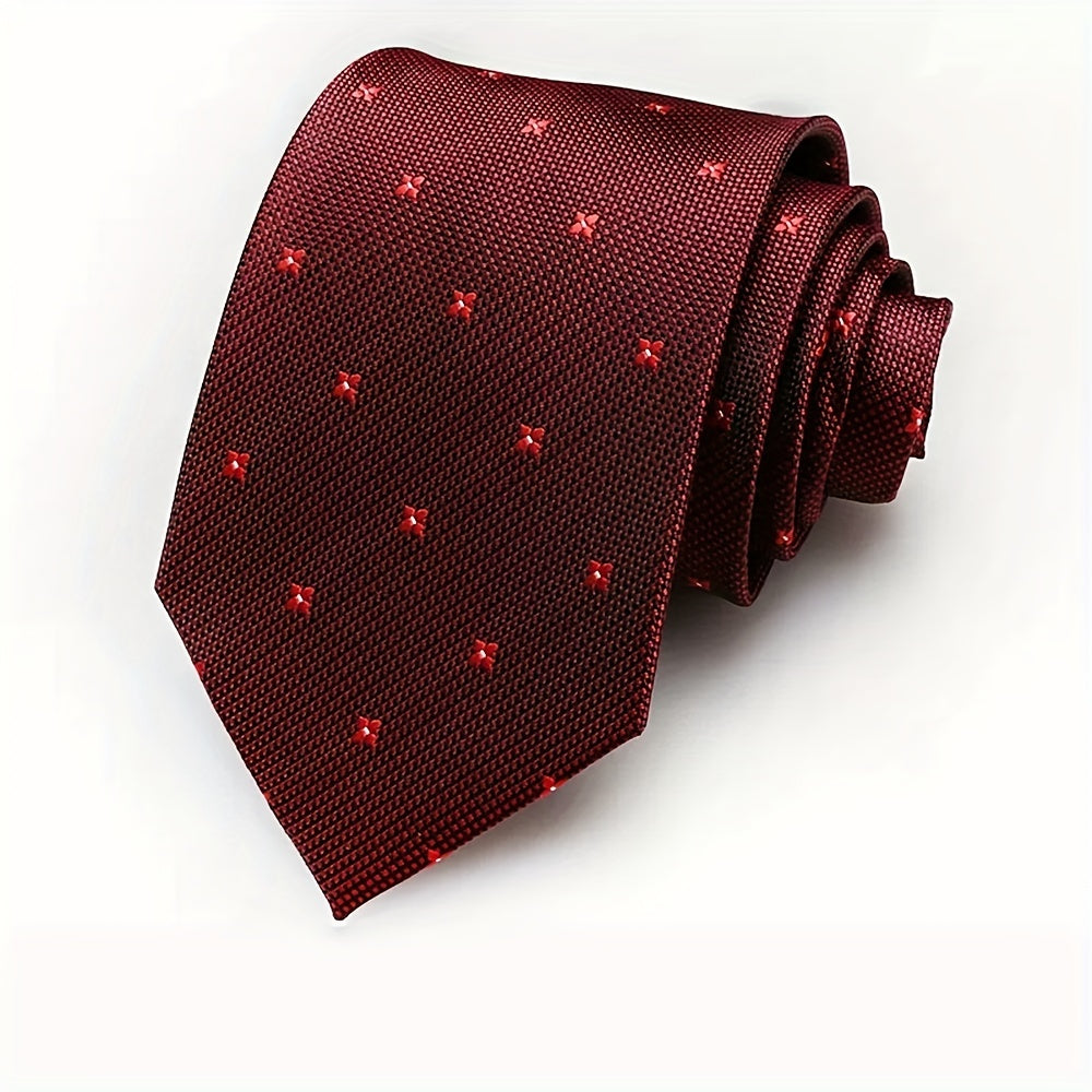 Floral Jacquard Bow Tie 8.0cm - Unique High Business Style Neck Tie