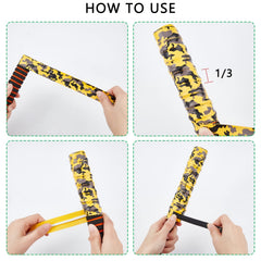 5pcs Camouflage Print Tennis Racket Grip Tape Non Slip Badminton Overgrip