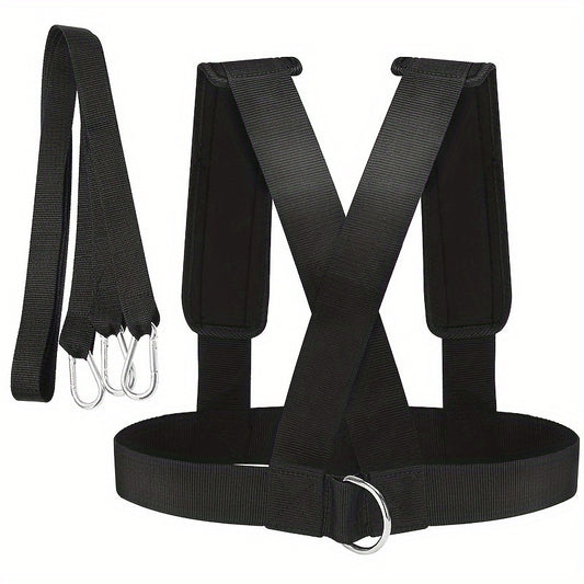 Strength Training Sled Pull Back Belt Fitness Resistance Training Strap