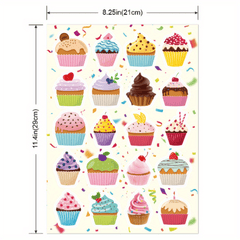Happy Birthday Waterproof Sticker for Party Decoration