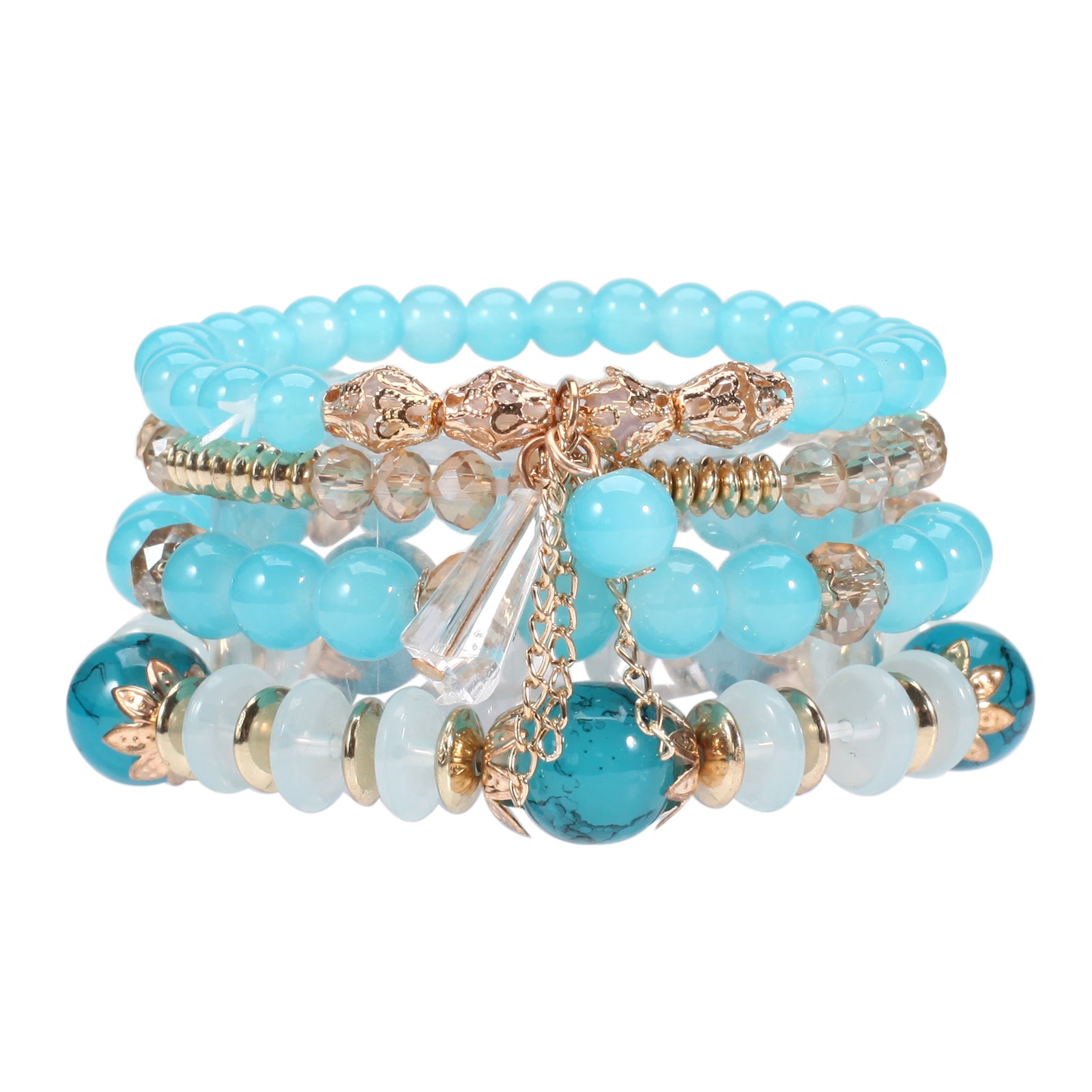 Bohemian Multilayered Stackable Bracelet Set