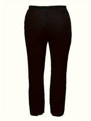 Women's Plus Size Straight Leg Casual Pants