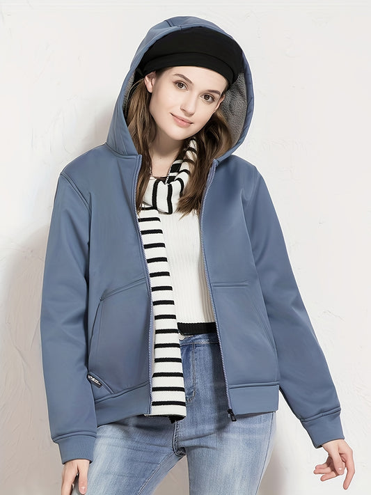 Casual Fleece Lined Jacket for Women