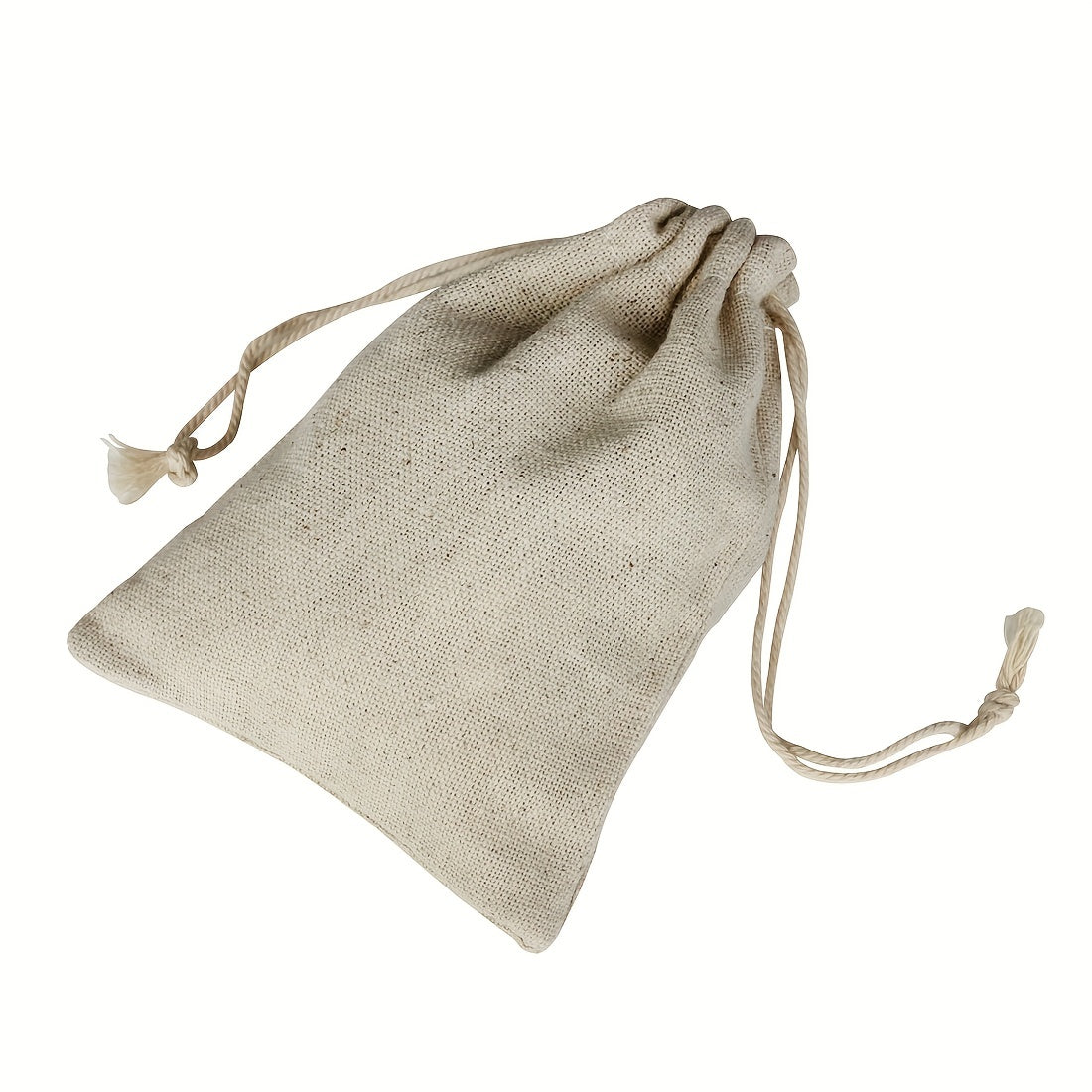 Linen Drawstring Pocket Gift Jewelry Bag Wedding Party Packaging Bag