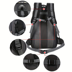 Men's Large Capacity Outdoor Backpack Sports Polyester Mountaineering Bag