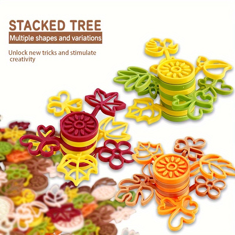 Stack & Solve Tree Toy Building Blocks