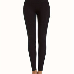 High Waist Quick Drying Yoga Pants Solid Stretch Sports Leggings