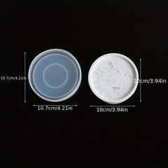 Circular Coaster Silicone Mold for DIY Home Desk Decor